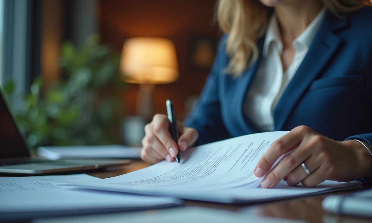 Compliance officer reviewing Georgia regulatory documents