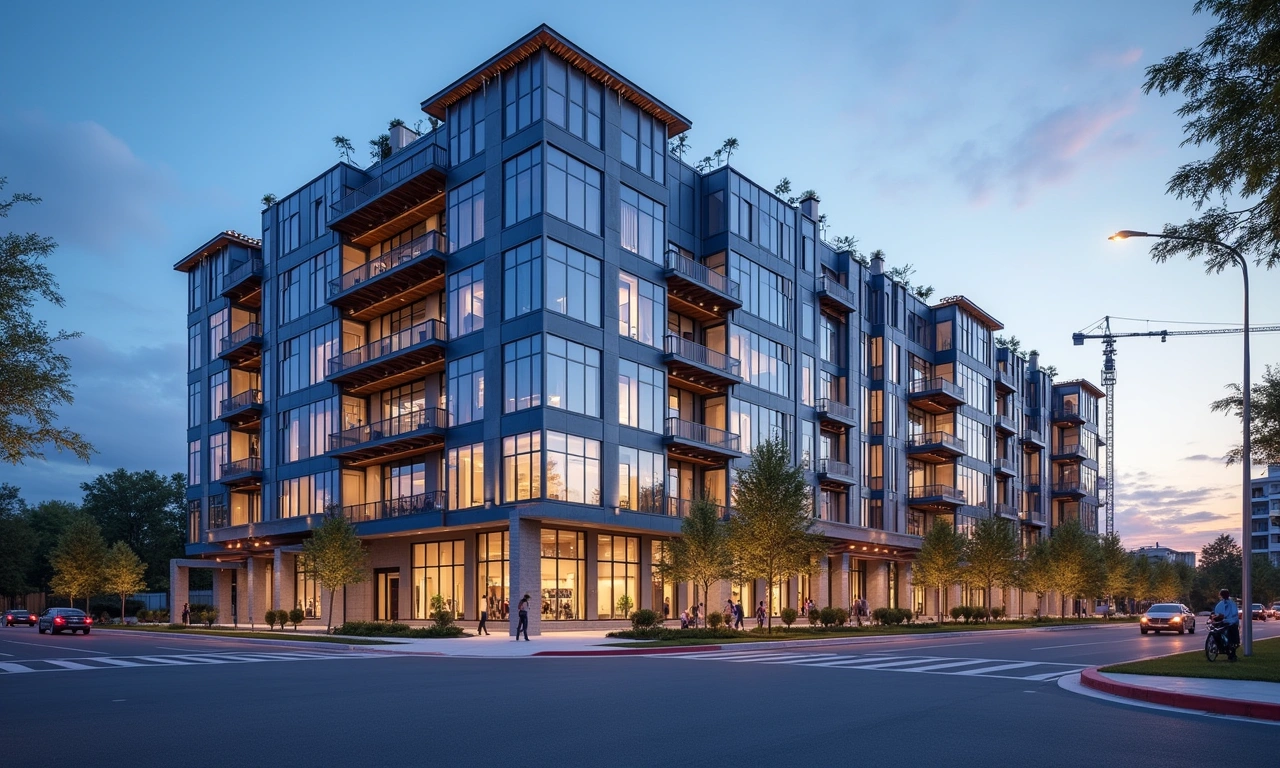 Commercial real estate construction at mid-development phase