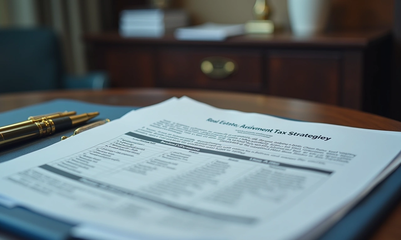 IRS tax code and real estate investment strategy documents
